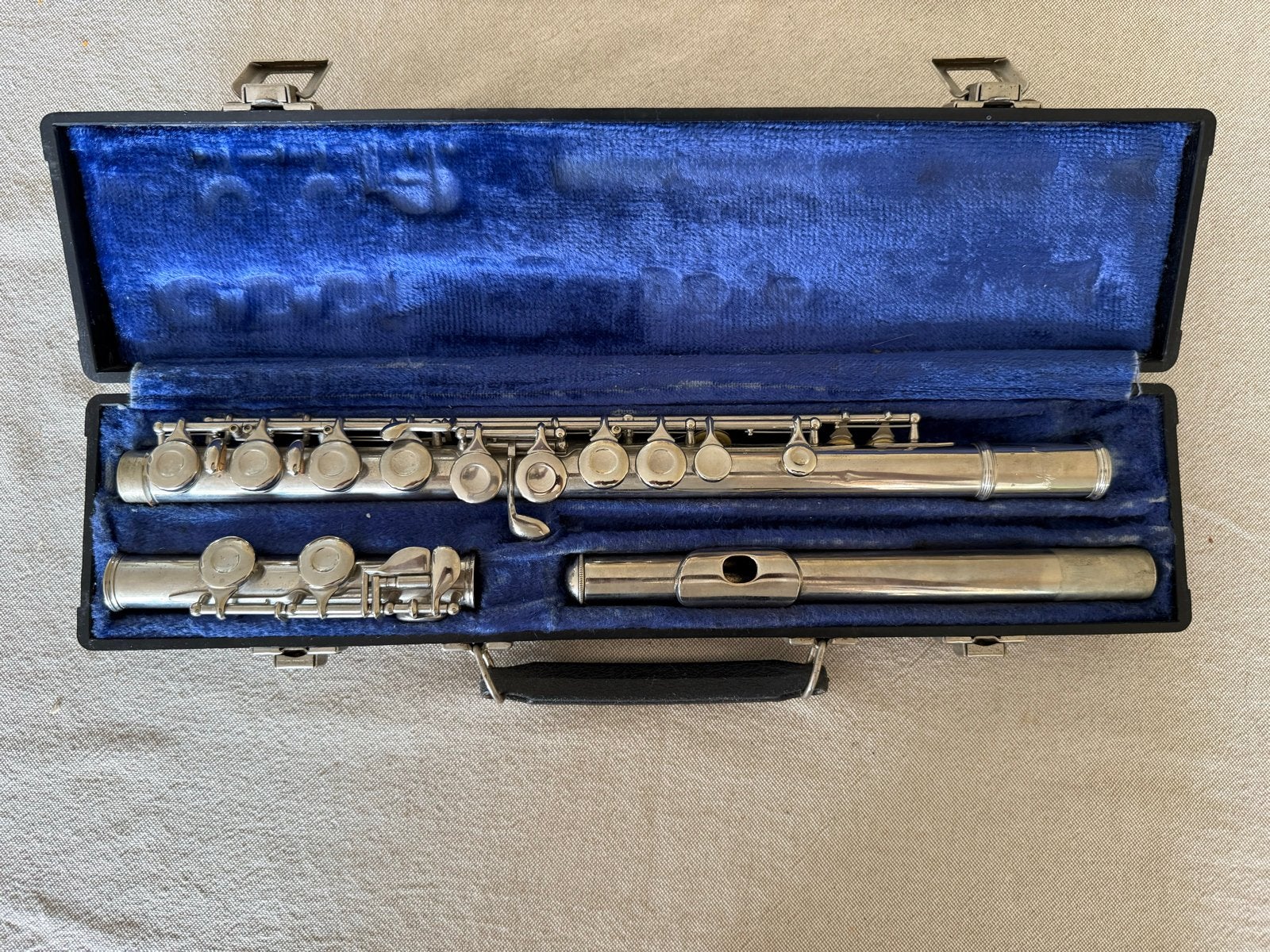 Gemeinhardt Dwarsfluit met Koffer, Muziek en Instrumenten, Ophalen of Verzenden, Gebruikt, Dwarsfluit, Met koffer of tas
