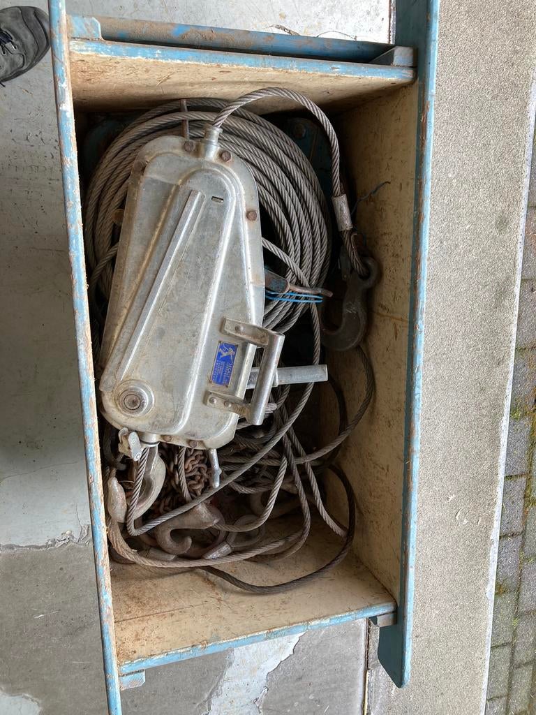 Tirfor takel 1,5 ton, Doe-het-zelf en Verbouw, Lieren en Takels, Ophalen of Verzenden, Gebruikt