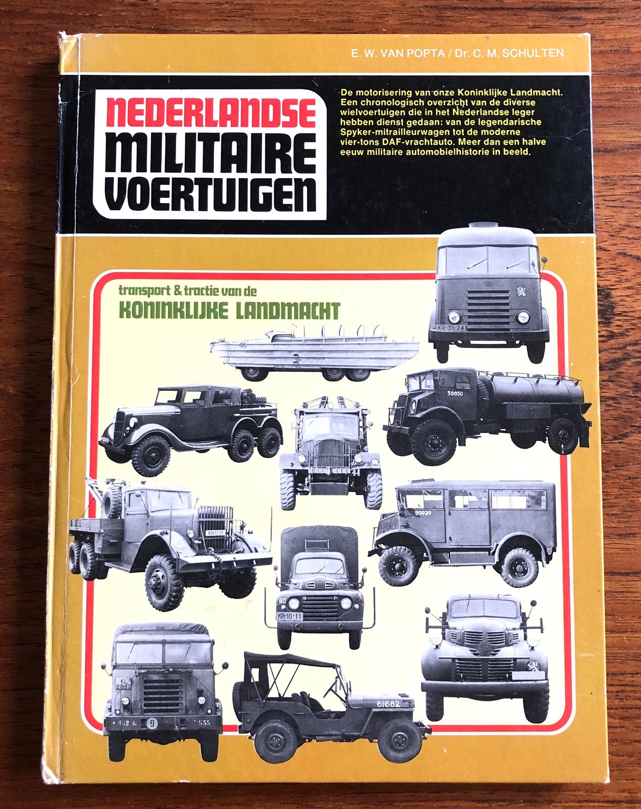 Nederlandse Militaire Voertuigen (DAF Spyker) Leger, Ophalen of Verzenden, Landmacht, Nederland, Boek of Tijdschrift