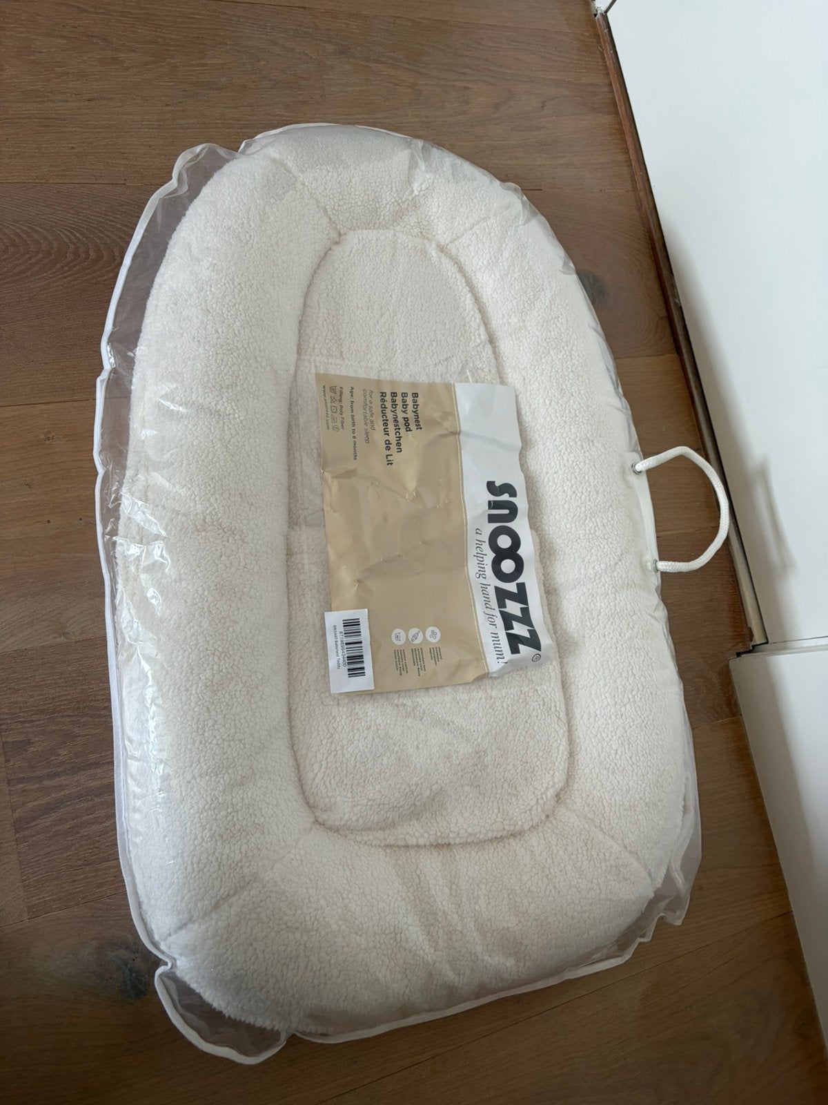 Babynestje snoozzz wit teddy, Kinderen en Baby's, Ophalen, Zo goed als nieuw, Overige typen