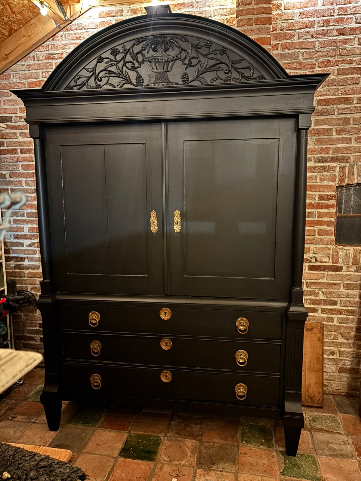 Antieke kast kabinet, Ophalen of Verzenden