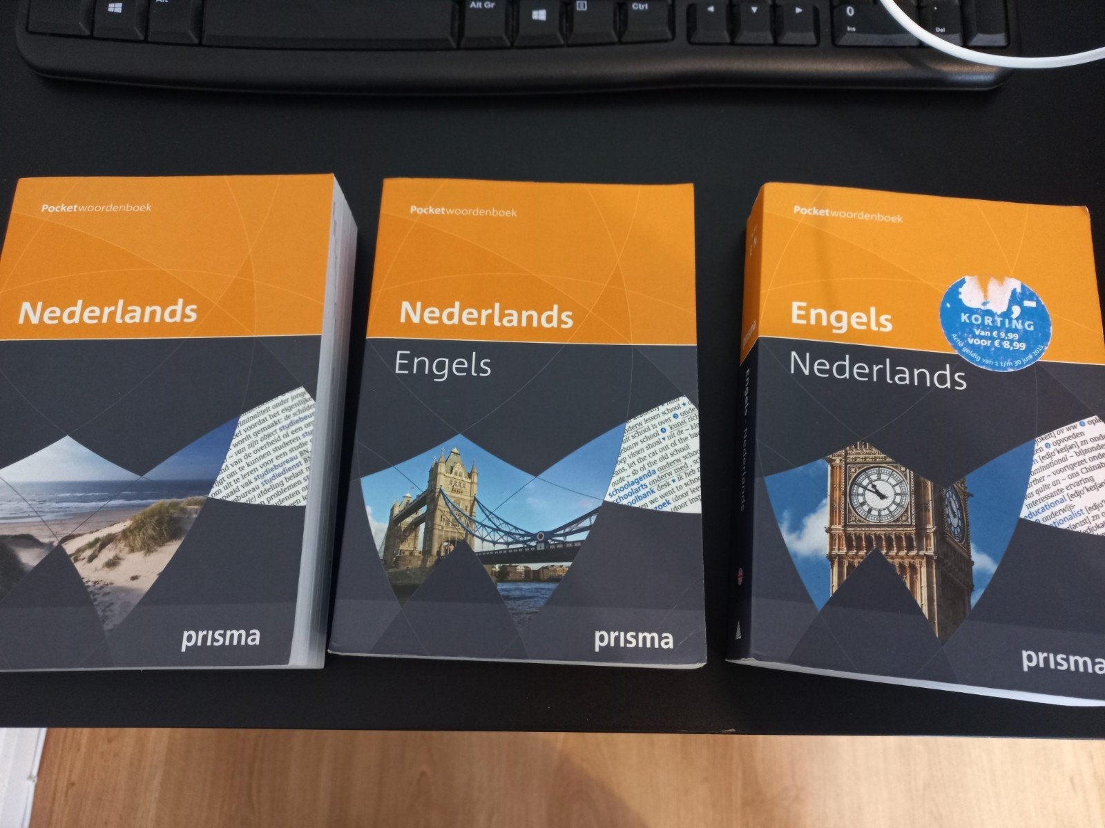 3 woordenboeken, Ophalen, Gelezen, Prisma of Spectrum