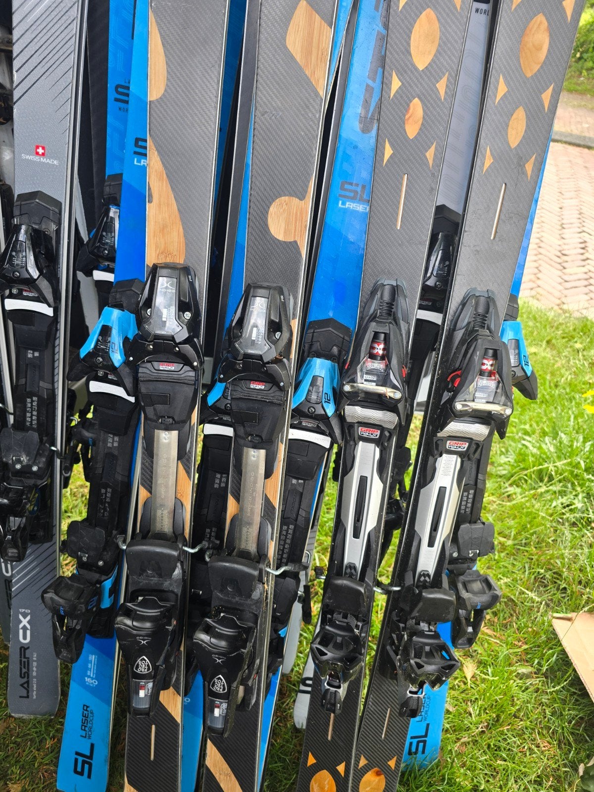 LUXE INDIGO (BOGNER) SKIS NP 2950€!, Overige merken, 160 tot 180 cm, Indigo/ bogner, Ophalen of Verzenden
