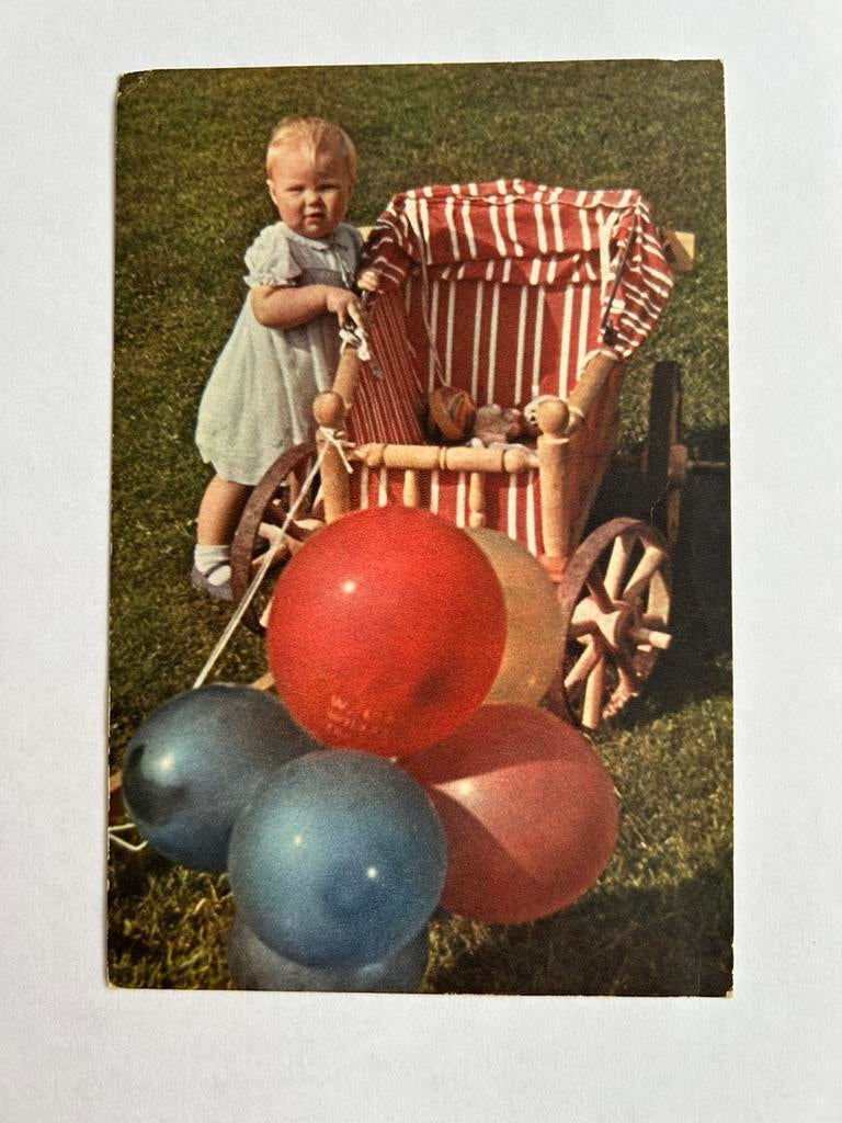 HKH Prinses Beatrix, Ophalen of Verzenden, Zo goed als nieuw, Nederland, Kaart, Foto of Prent