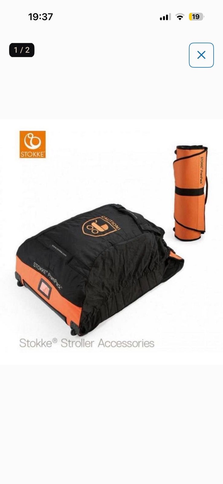Stokke Prampack / kinderwagen reistas te huur, Ophalen, Zo goed als nieuw, Overige merken