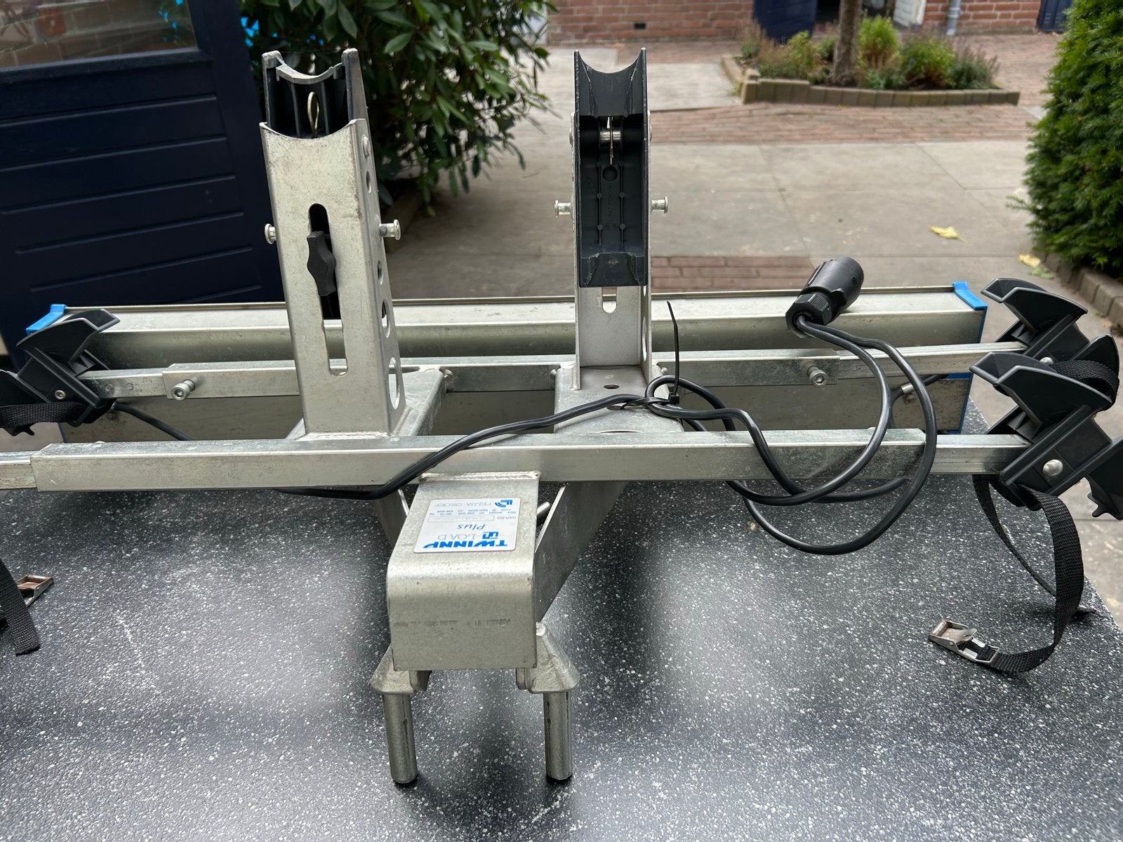 Twinny Load Plus trekhaak fietsendrager voor 2 fietsen, Auto diversen, Fietsendragers, Ophalen, 2 fietsen, Gebruikt, Trekhaakdrager