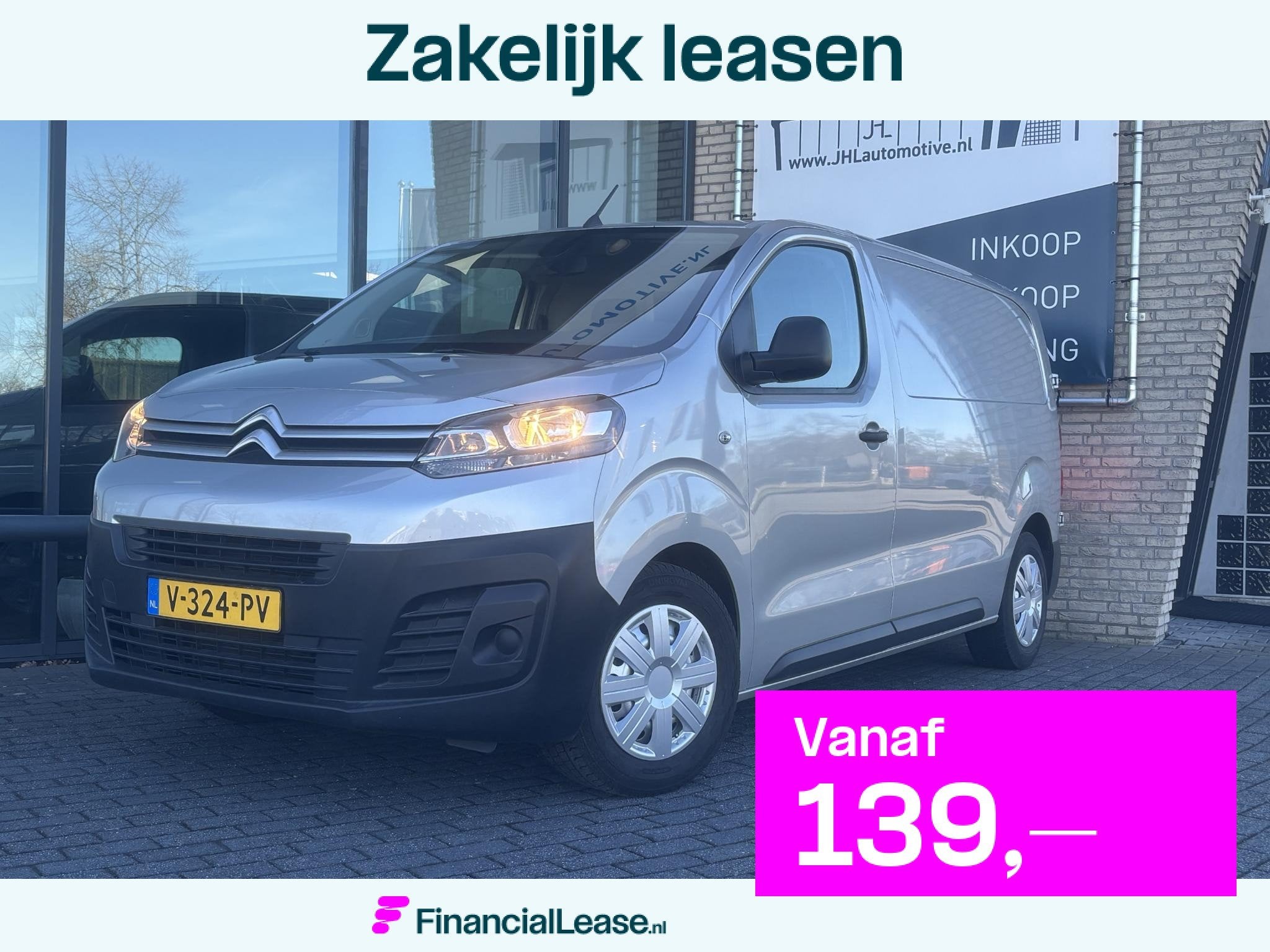 Citroen Jumpy 1.6 BlueHDI 95 Club M*NAVI*CRUISE*A/C*TEL*PDC*, Voorwielaandrijving, Stof, Gebruikt, Euro 6