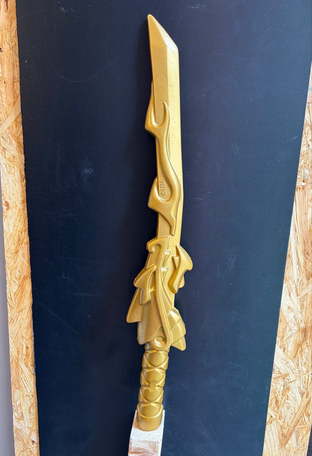 Lego Ninjago Zwaard van Vuur - Gouden Speelgoed Zwaard 51cm, Ophalen of Verzenden, Gebruikt