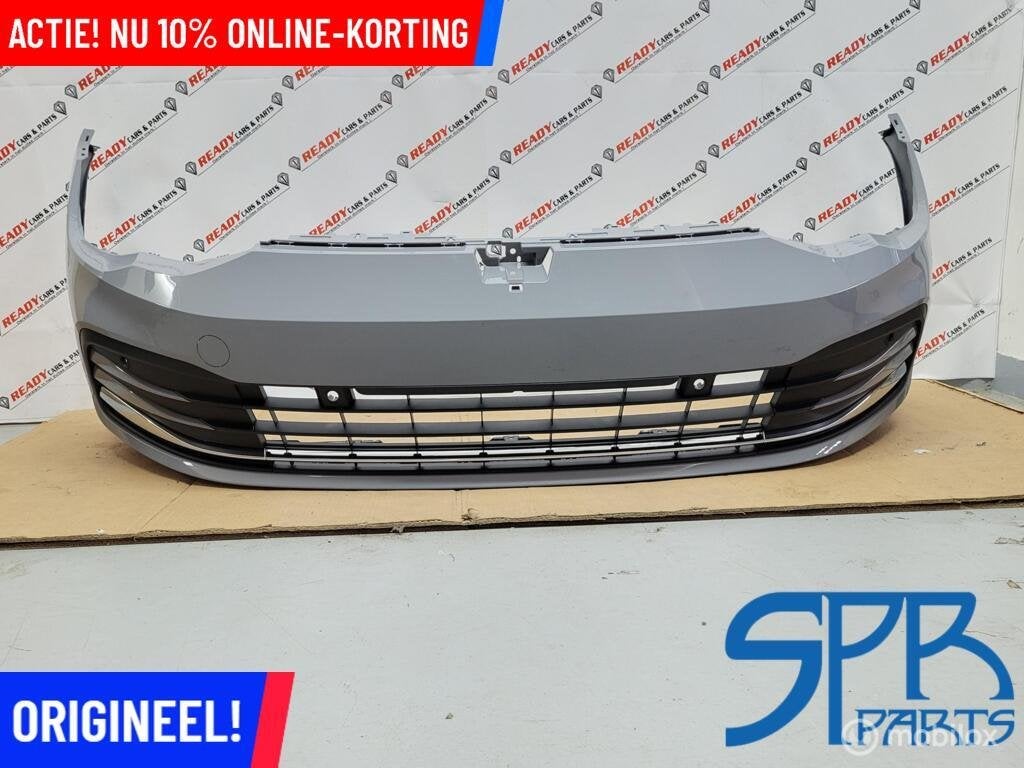 GOLF 8 VIII LA7C STYLE Voorbumper CHROOM GRILL 5H0807221J