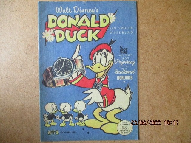 adv6953 donald duck weekblad herdruk 1-52, Eén stripboek, Ophalen, Gelezen