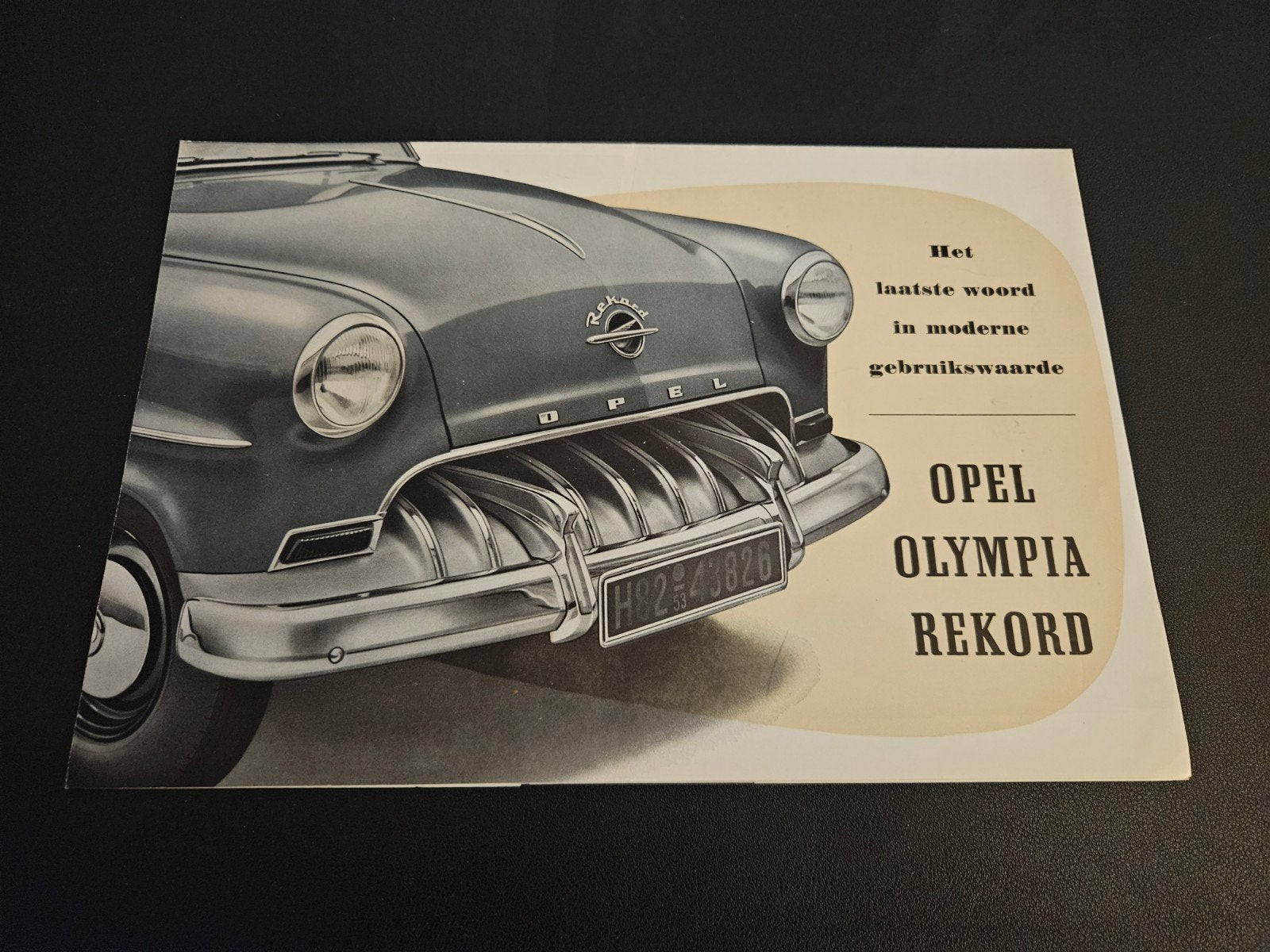 Brochure Opel Olympia Rekord 1953, Ophalen of Verzenden, Zo goed als nieuw, Opel