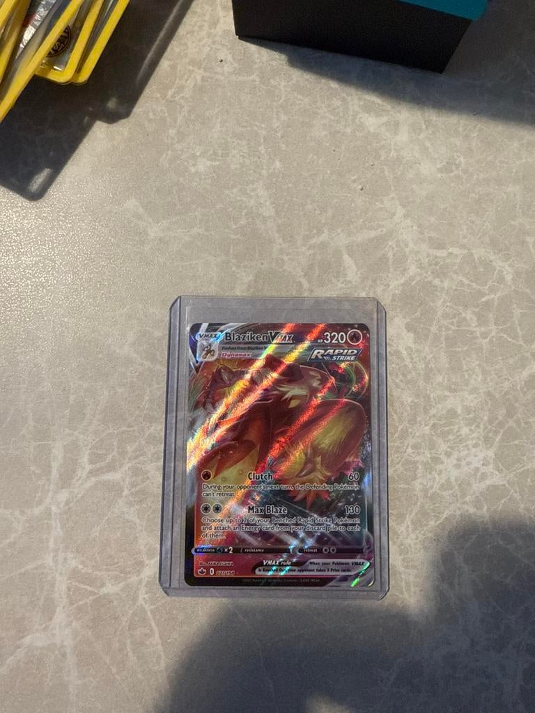Blaziken VMAX Full Art 021-198 Chillign Reign Pokémon Kaart, Ophalen, Zo goed als nieuw