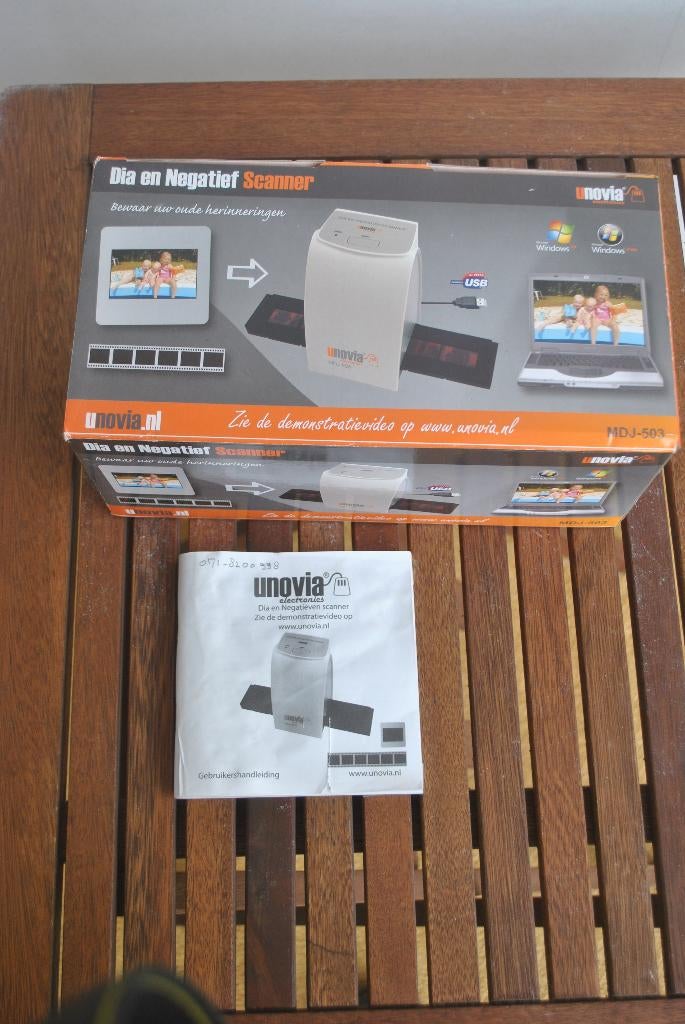 Dia negatief scanner, Unovia, Audio, Tv en Foto, Diaprojectors, Gebruikt, Ophalen of Verzenden