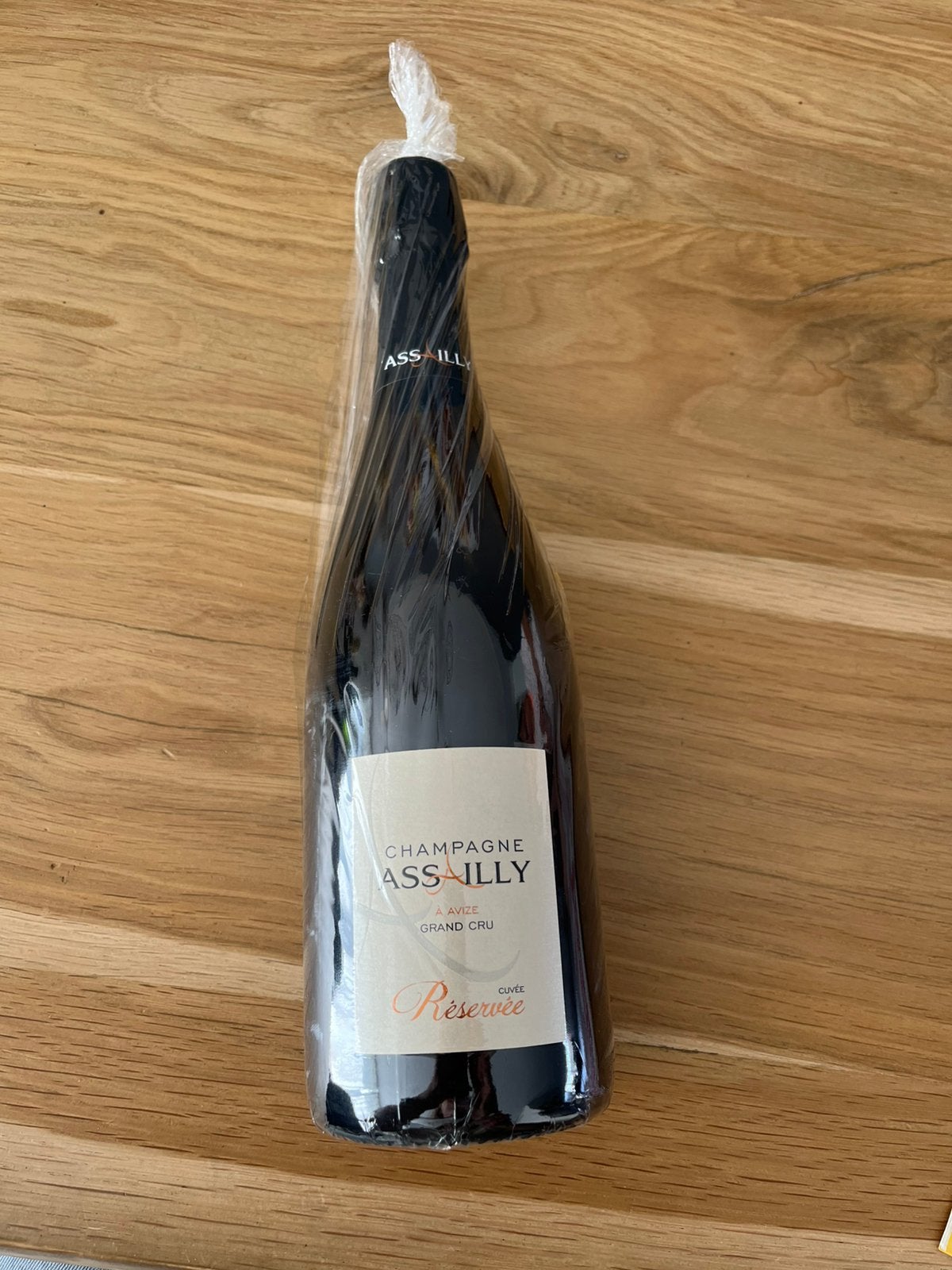 Champagne Assailly Reservee fles 750 ml, Ophalen of Verzenden, Nieuw, Frankrijk, Champagne