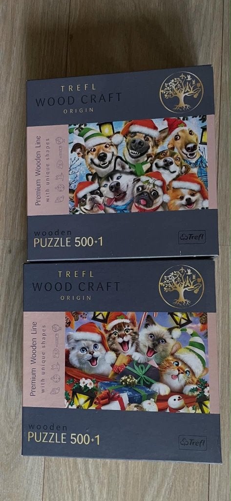 Houten puzzels, Ophalen of Verzenden, 500 t/m 1500 stukjes, Zo goed als nieuw, Legpuzzel