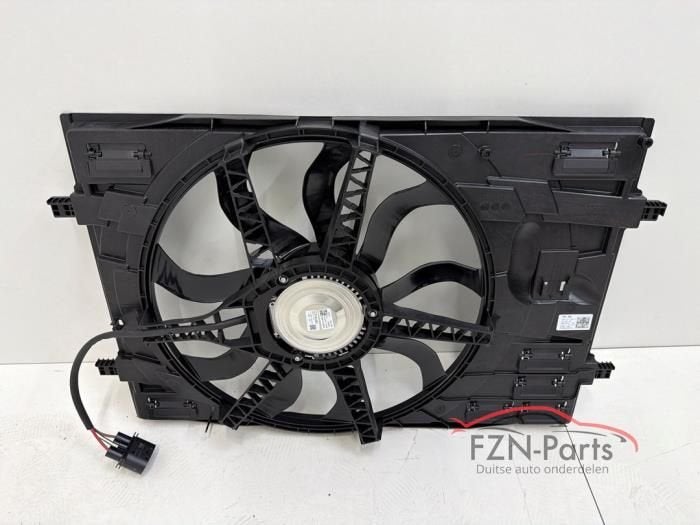 VW Golf 8 Ventilator Enkelfan + Koelluchtventilator + Behuiz, Ophalen of Verzenden, Gebruikt