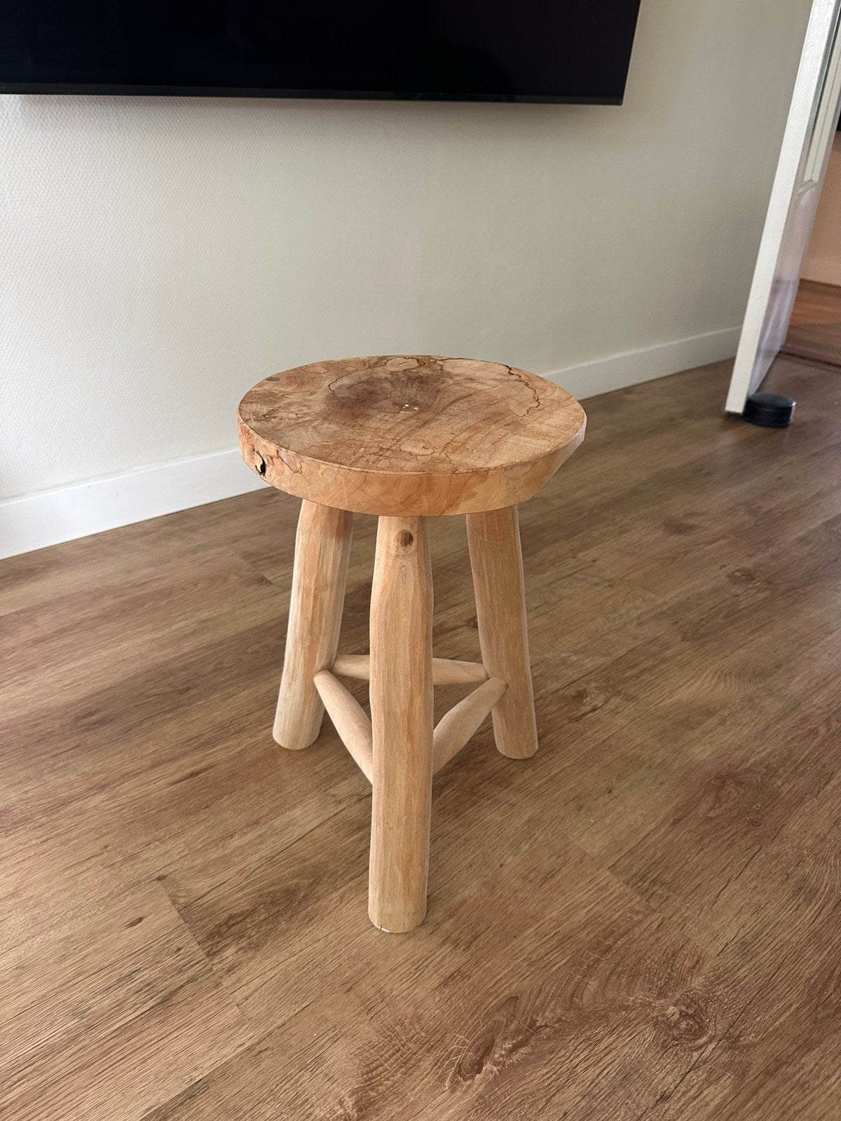 Bijzettafel hout, Ophalen, Zo goed als nieuw, Hout