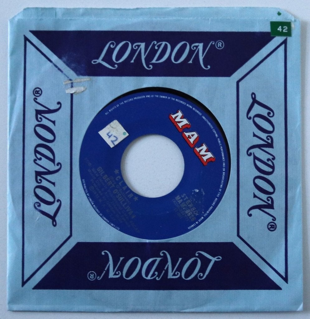 Gilbert O'Sullivan - Clair - 7in single – 1972, Ophalen, Gebruikt, 7 inch, Single