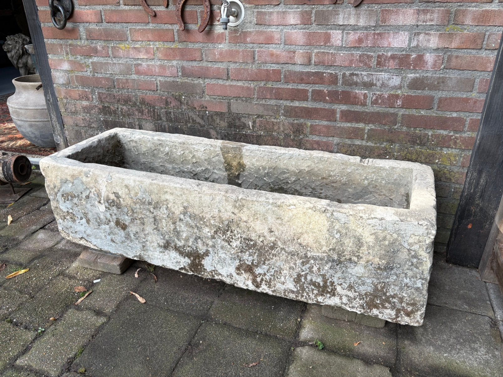 Stoere oude trog, Ophalen, Overige materialen, Gebruikt, Waterornament