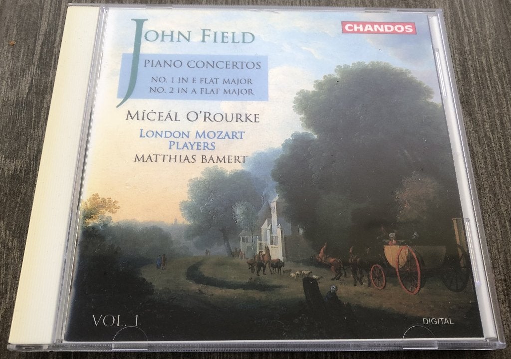 JOHN FIELD - PIANO CONCERTO 1 EN 2 - LONDON MOZART, Ophalen of Verzenden, Classicisme, Zo goed als nieuw, Orkest of Ballet