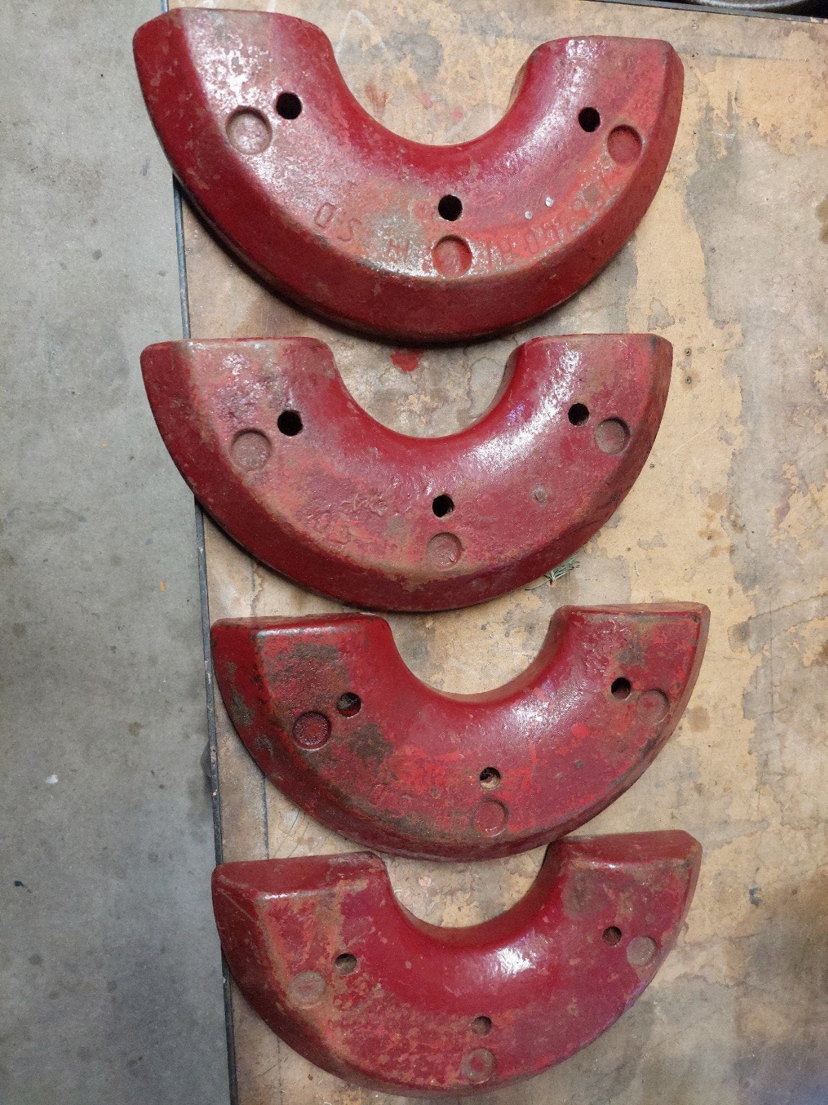 wielgewichten tractor international harvester farmall ihc, Ophalen, Gebruikt