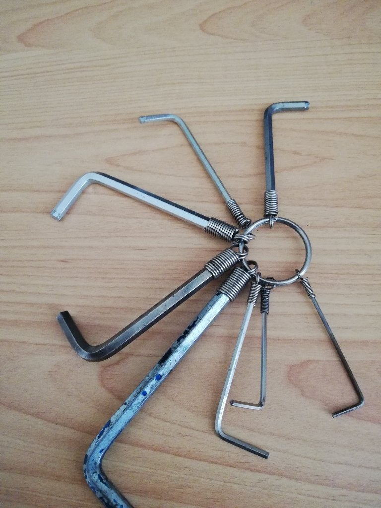 set met heel goede inbus sleutels, Ophalen of Verzenden, Gebruikt, Inbusset
