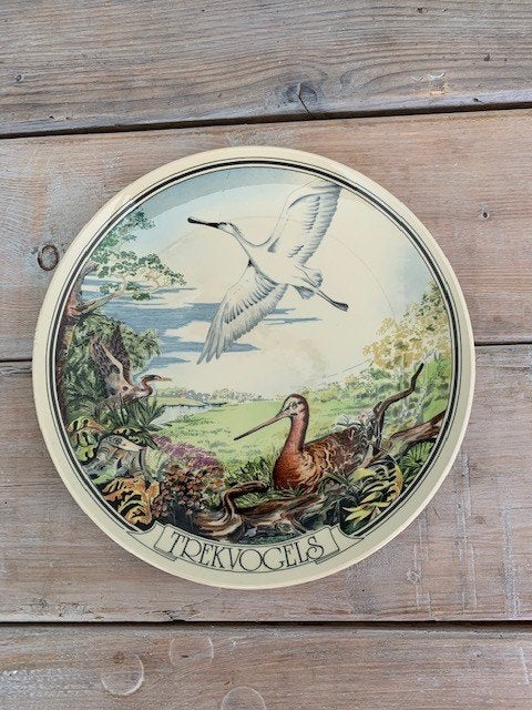Bord wnf spaar de trekvogels. Regina porselein wb 1982, Ophalen