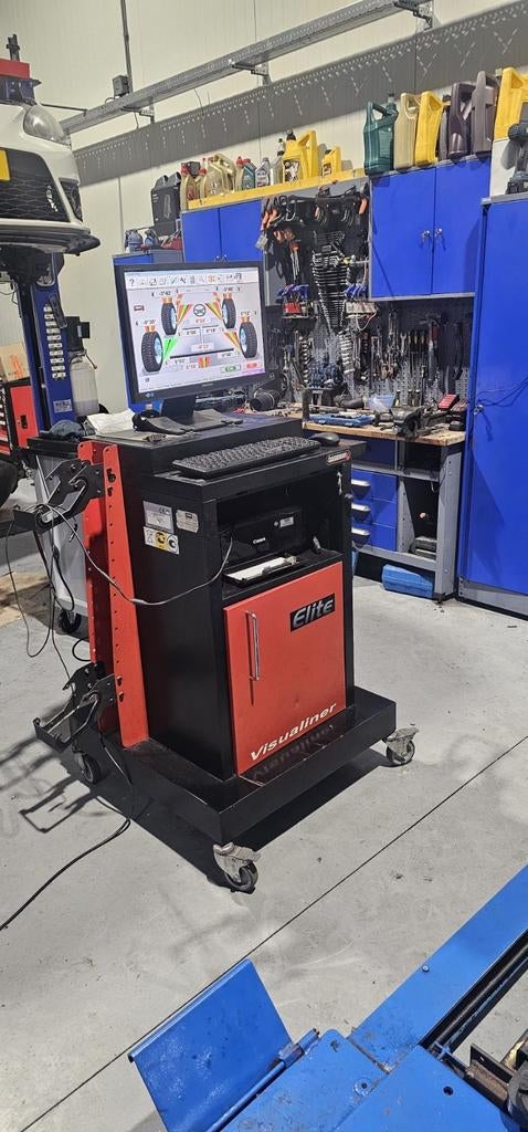 John Bean Visualiner Prism 42 Elite RAL 3000 uitlijnapparaat, Auto diversen, Autogereedschap, Ophalen