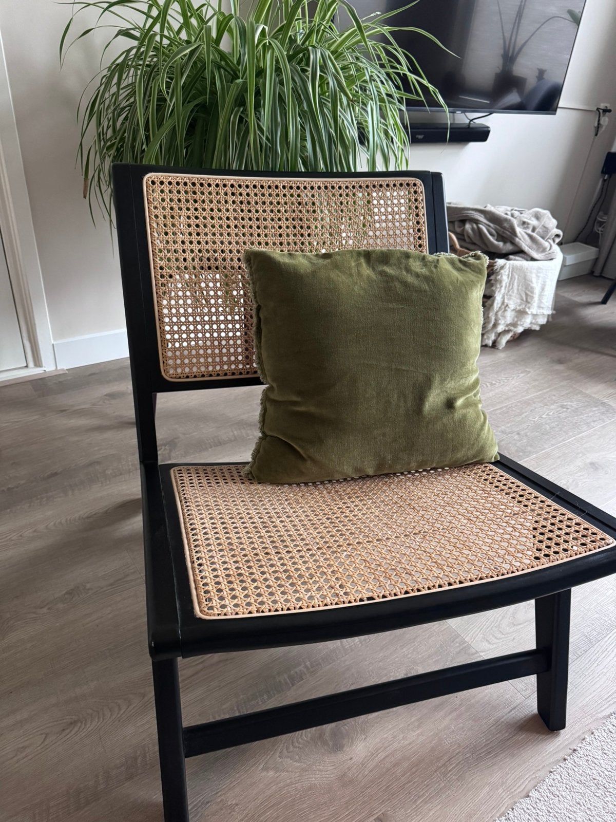Rotan stoel, Ophalen, Bruin, Eén