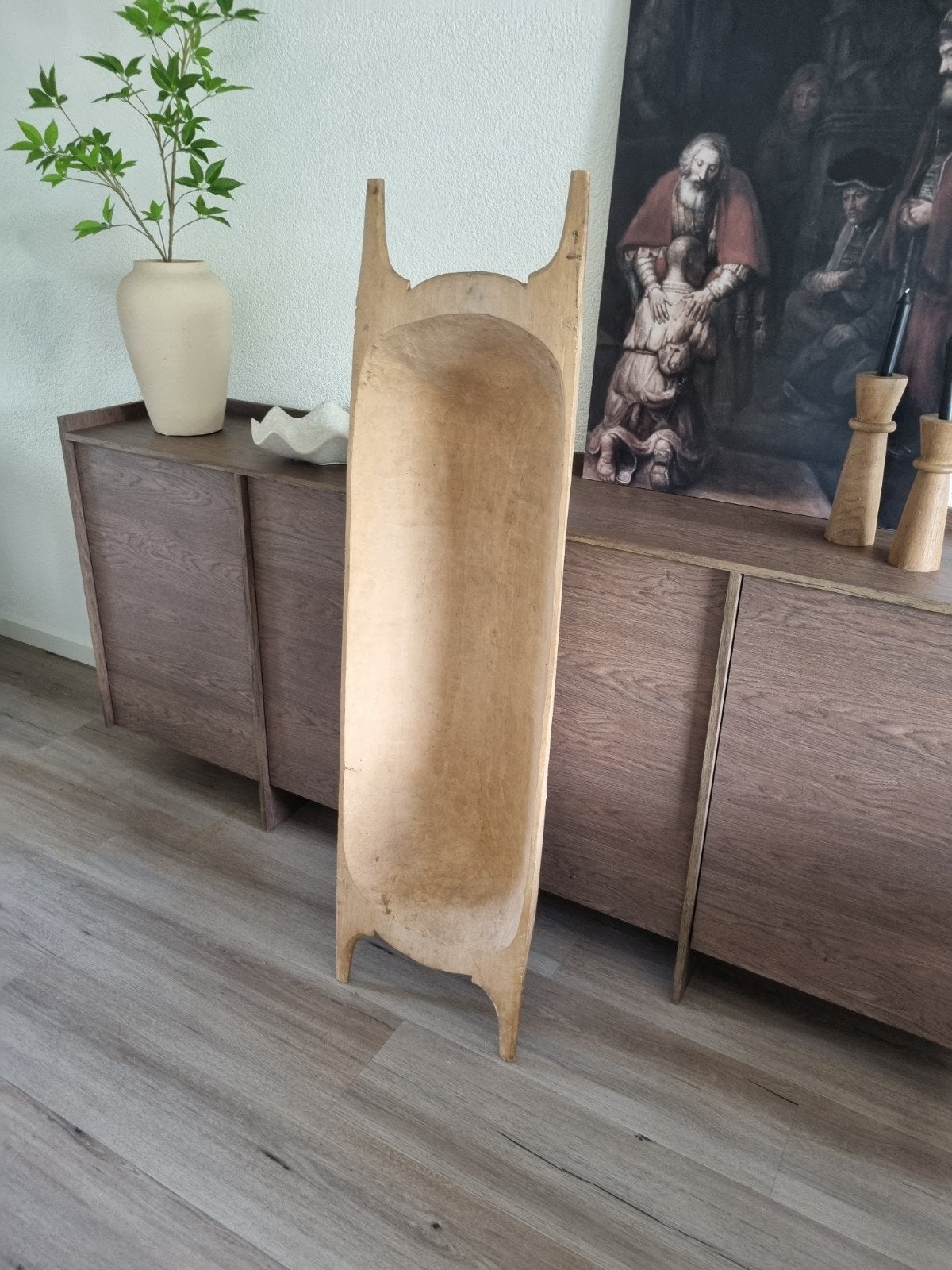 Antieke houten trog, Antiek en Kunst, Ophalen