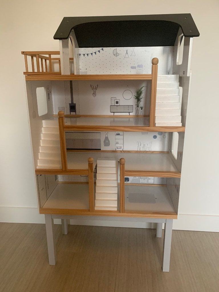 Poppenhuis Petite Amélie, Ophalen, Zo goed als nieuw, Poppenhuis