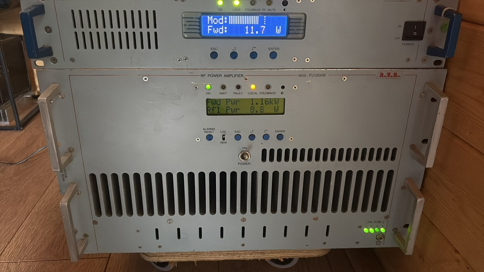 RVR pj1000 Fm eindtrap, Telecommunicatie, Zenders en Ontvangers, Ophalen, Zo goed als nieuw, Zender