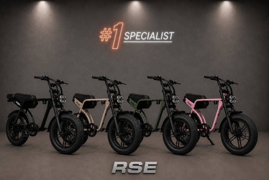 Fatbike RSE en RSE PLUS | Gratis kettingslot | Garantie