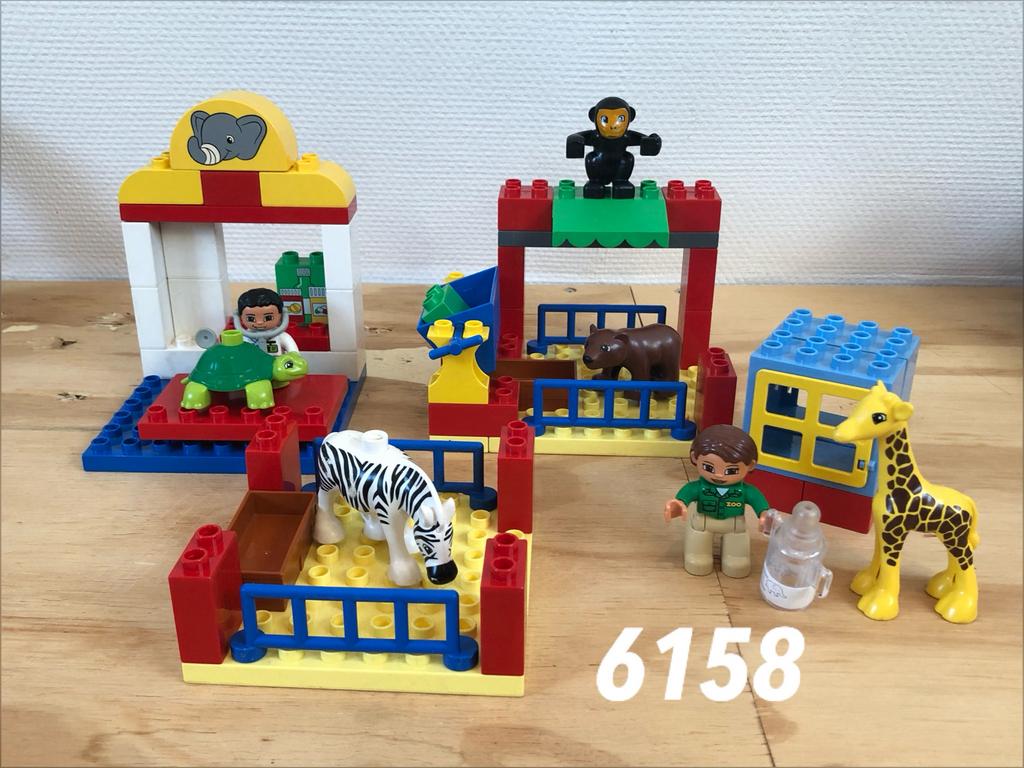 Duplo dieren kliniek 6158 (compleet) 1, Kinderen en Baby's, Speelgoed | Duplo en Lego, Ophalen of Verzenden, Zo goed als nieuw