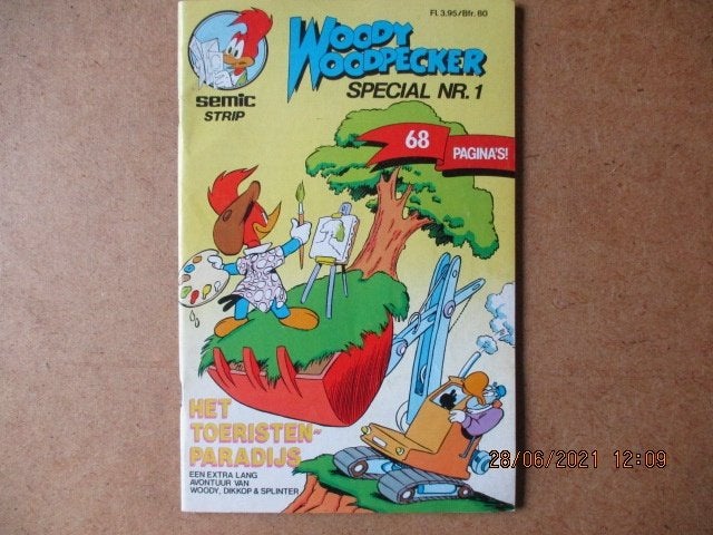 adv4691 woody woodpecker special, Boeken, Stripboeken, Eén stripboek, Ophalen, Gelezen