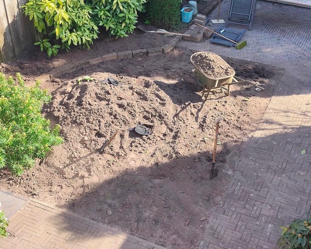 Zwarte grond (4-6 kruiwagens), Ophalen, Tuinaarde