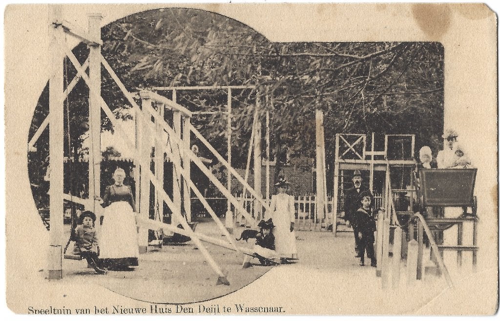 Wassenaar, Speeltuin van het Nieuwe Huis Den Deijl, Verzenden, Voor 1920, Ongelopen, Zuid-Holland