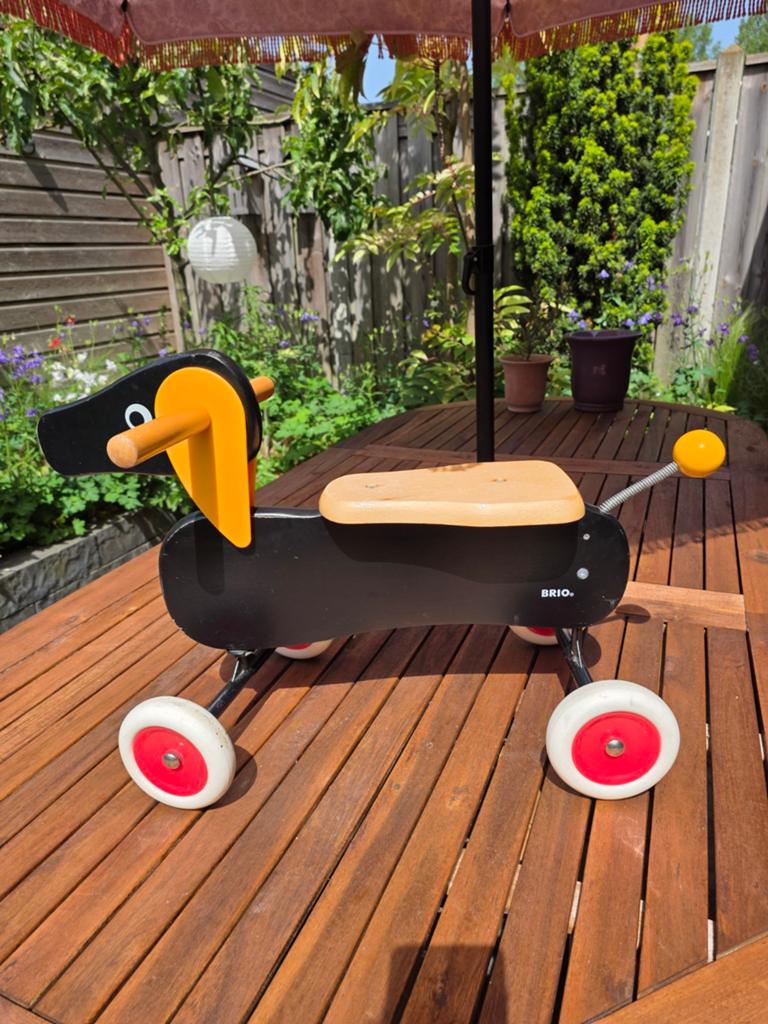 Brio Teckel Loopfiets - Houten Rijspeelgoed voor Kinderen, Kinderen en Baby's, Speelgoed | Houten speelgoed, Ophalen, Gebruikt