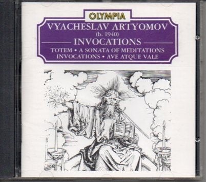 Vyacheslav Artyomov - Invocations (Olympia CD), Verzenden, Overige componisten, Modernisme tot heden, Zo goed als nieuw