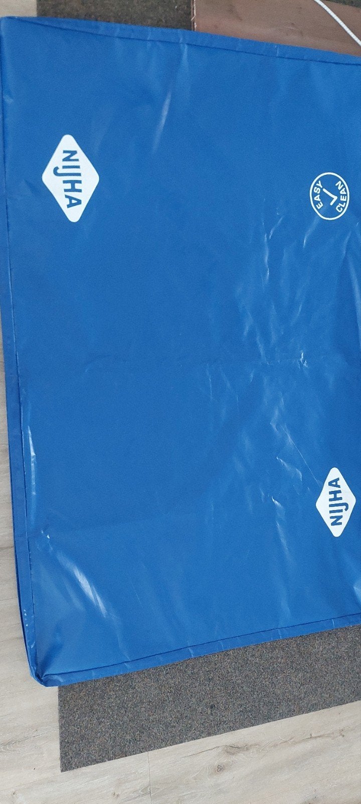 Nijha Turnmat / Sportmat - Blauw, Gebruikt, Ophalen of Verzenden, Gebruikt, Blauw, Materiaal