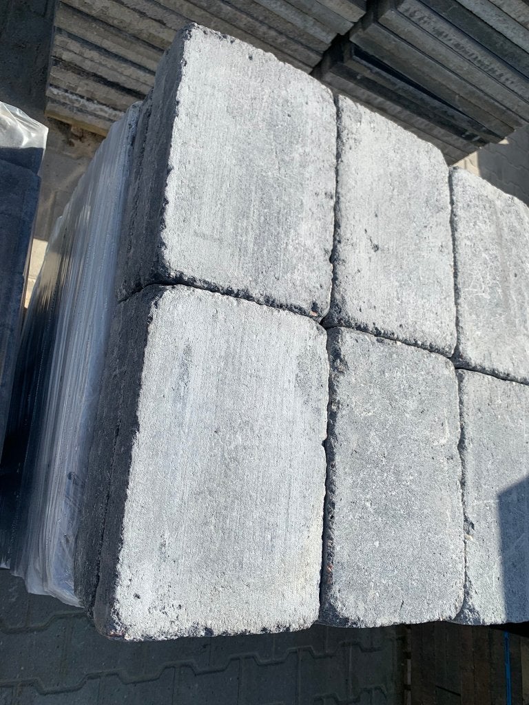 Trommelsteen 20x30x5 cm Abbeystone Grijs/Zwart - J&W 18
