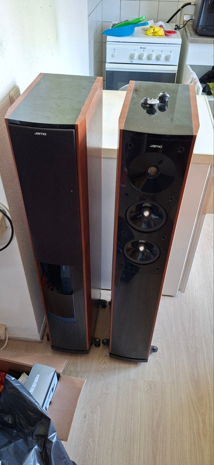 Jamo S 606 speakers - In goede staat, Ophalen, Zo goed als nieuw, 120 watt of meer, Front, Rear of Stereo speakers