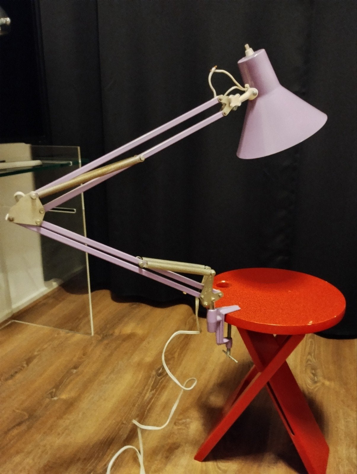 Vintage Lyskaer Belysning anglepoise tafel bureau werklamp, Ophalen of Verzenden
