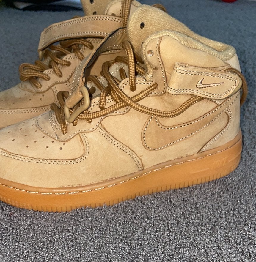 Nike Airforce Mid Flax, Ophalen, Schoentjes, Jongetje of Meisje, Nieuw