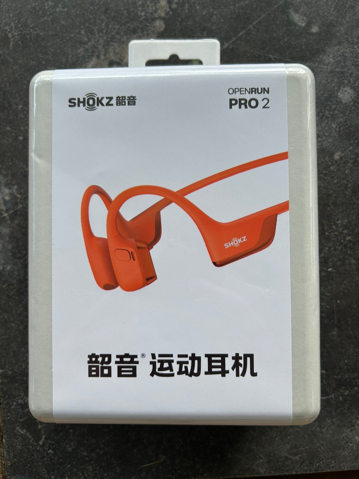 Shokz S820 OpenRun Pro 2 - Bone conduction koptelefoon, Draadloos, Oranje, Bone conduction, Nieuw