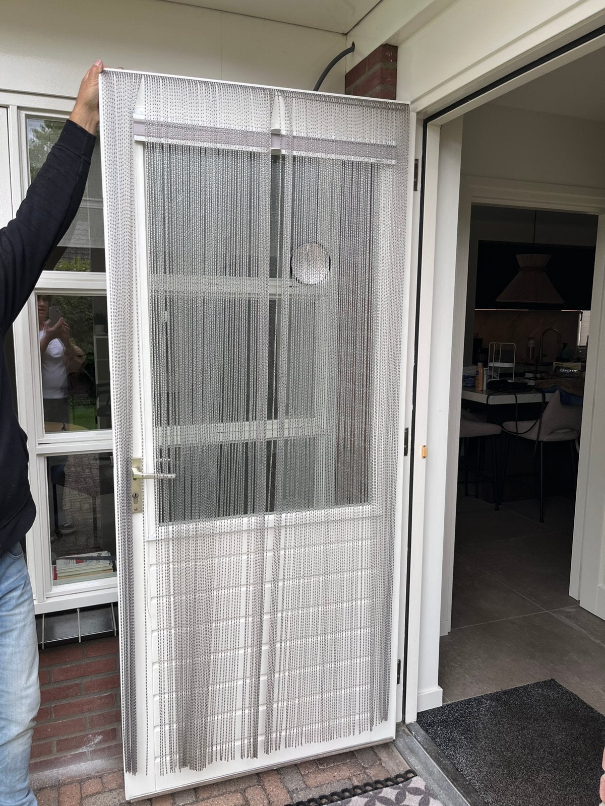 Vliegengordijn Degor, Ophalen, Zo goed als nieuw, 200 tot 215 cm