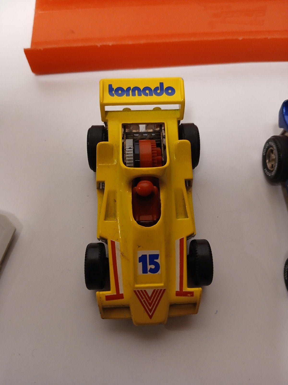 Darda auto's tornado nr. 15 en stratos blauw + baandelen, Kinderen en Baby's, Ophalen of Verzenden, Elektrisch, Overige merken