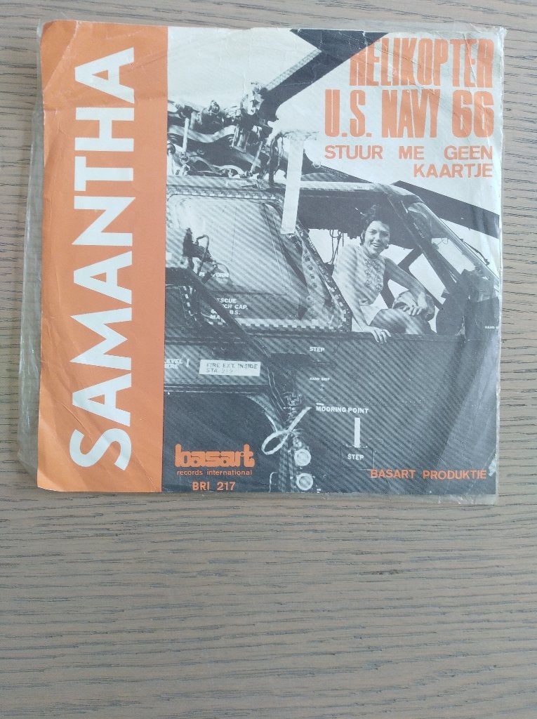 †SAMANTHA: "Helikopter U.S. NAVY 66" - Ned. Vert./S.-SETJE!, Cd's en Dvd's, Vinyl | Nederlandstalig, Ophalen of Verzenden, Zo goed als nieuw