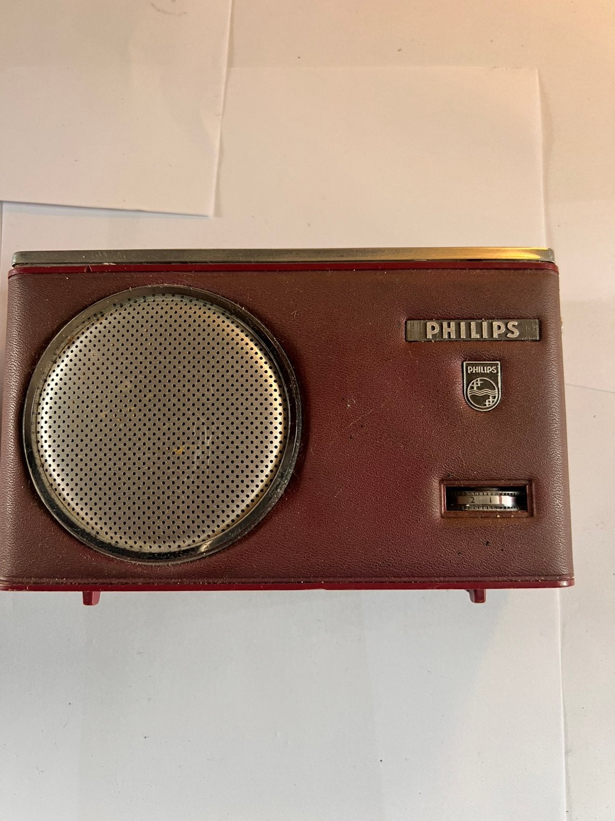 Philips transistor radio jaren ‘60, Audio, Tv en Foto, Radio's, Verzenden, Gebruikt