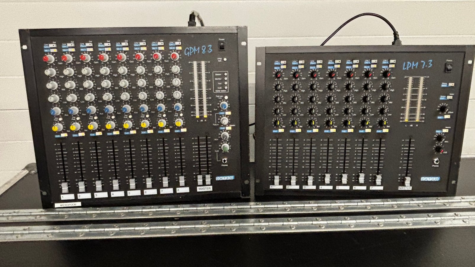 Dateq 7.3 en 8.3, Muziek en Instrumenten, Mengpanelen, Ophalen, Gebruikt